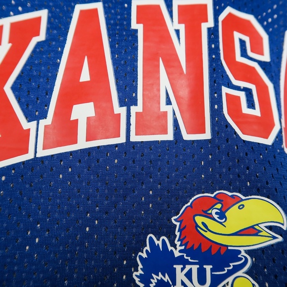KU Jayhawks Football Jersey Crop Top - Picture 6 of 9